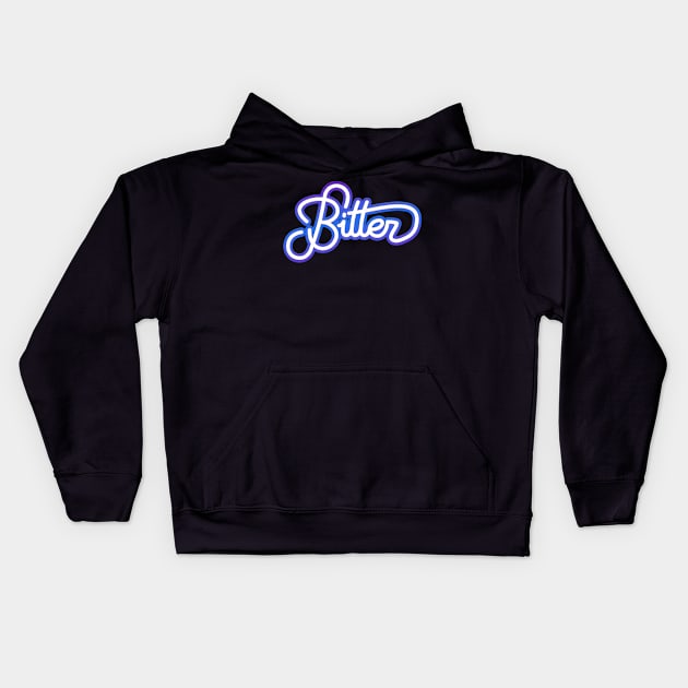 Bitter (and fancy) Kids Hoodie by ladyofthewater